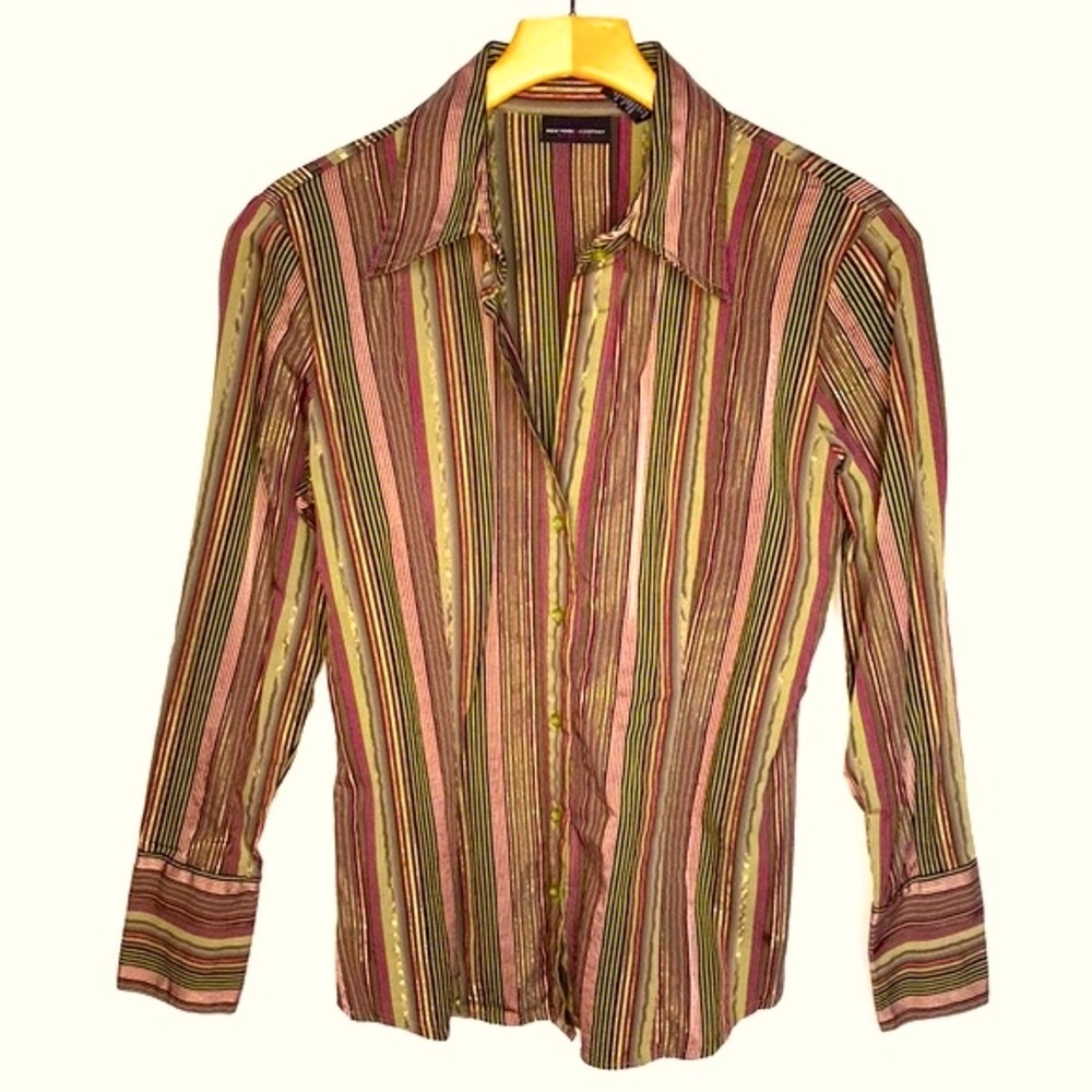 NEW YORK & COMPANY Stretch Top WOMEN'S SIZE MEDIUM in PERFECT CONDITION
